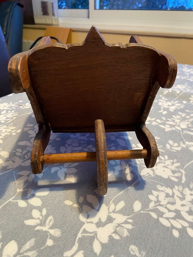 CARRO DE MADERA ANTIGUO, HECHO A MANO