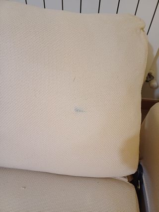 Sofá"cama" (reclinable) 4 plazas de tela