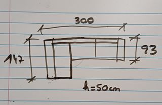 Sofá"cama" (reclinable) 4 plazas de tela