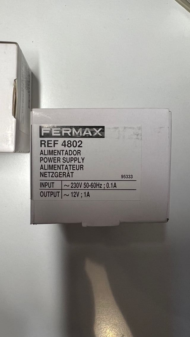 Alimentador para FERMAX REF 4802 12V-1A