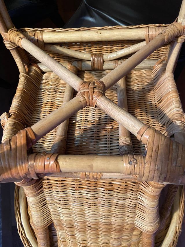 SILLÓN INFANTIL DE MIMBRE, PARA NIÑOS O MUÑECOS