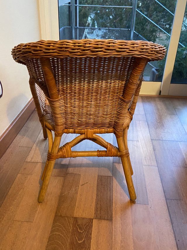 SILLÓN INFANTIL DE MIMBRE, PARA NIÑOS O MUÑECOS