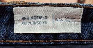 Pantalón vaquero regular Springfield 36