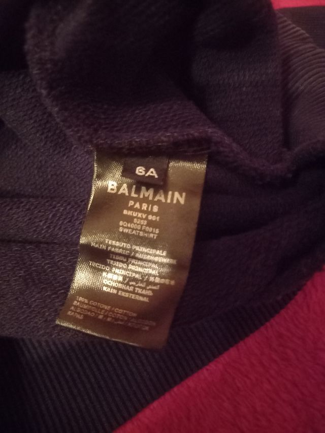 Felpa bambina balmain