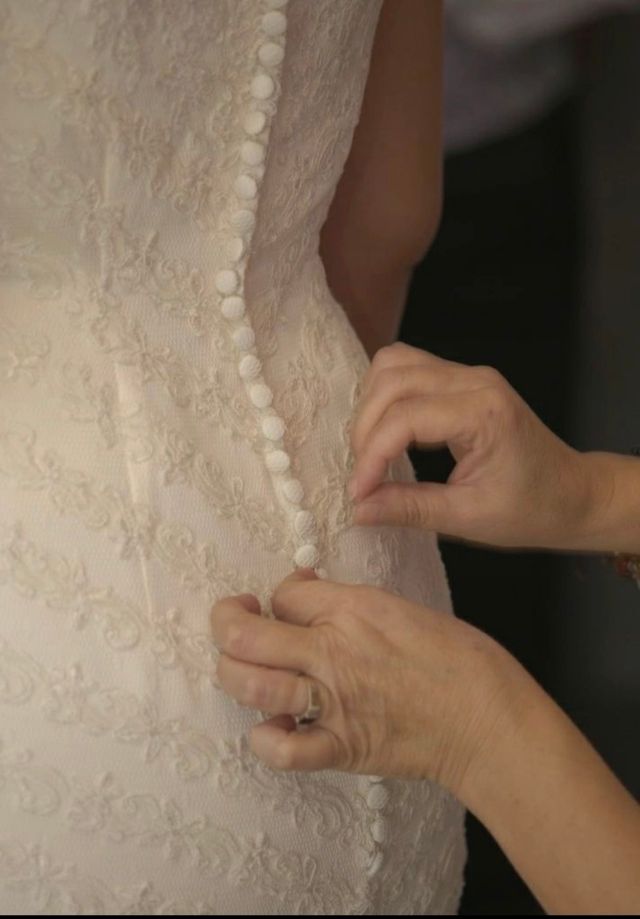 Traje novia Rosa Clará