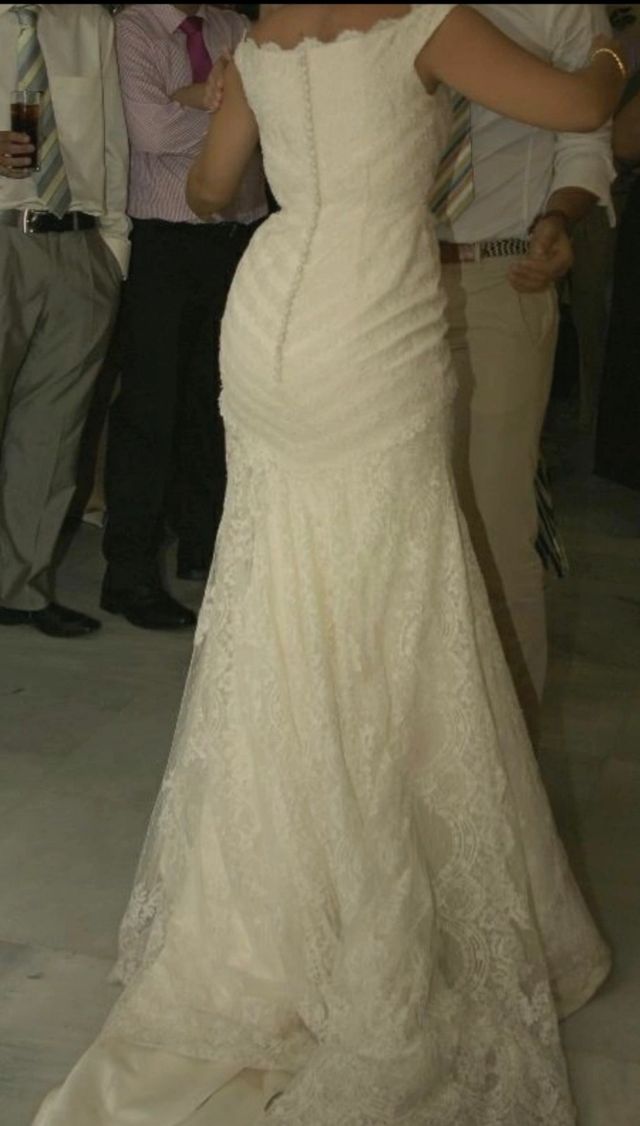 Traje novia Rosa Clará