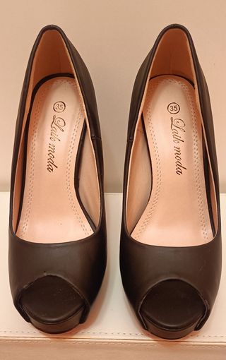 Zapatos tacón y plataforma talla 35