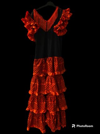 Disfraz flamenca con accesorios