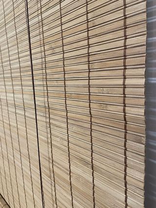 2 estores bambú natural