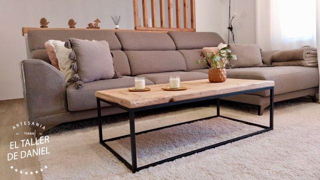 Mesa rustica de centro