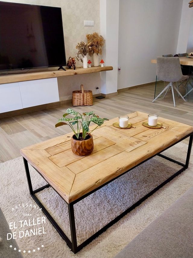 Mesa rustica de centro