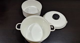 Olla a vapor para microondas.