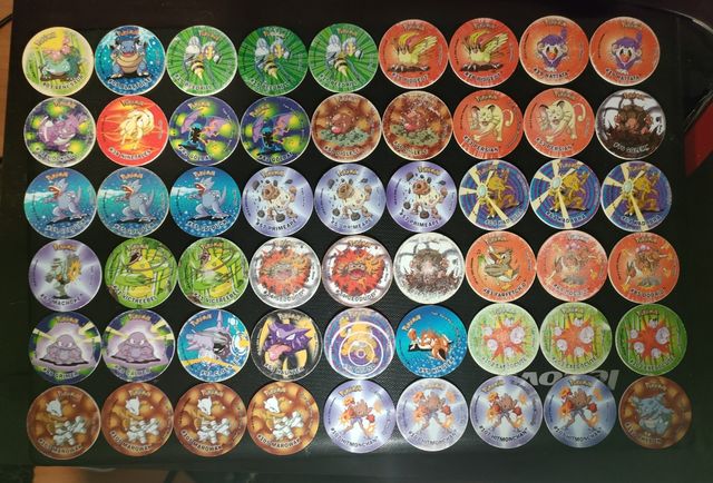 Tazos pokemon attack sueltos