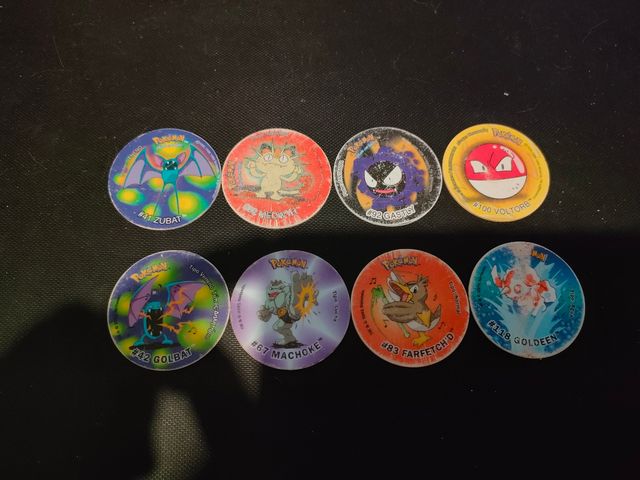 Tazos pokemon attack sueltos