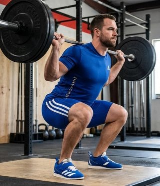 Zapatillas De Halterofilia Powerlift 4 Collegiate