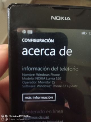 Móvil NoKia LuMia .