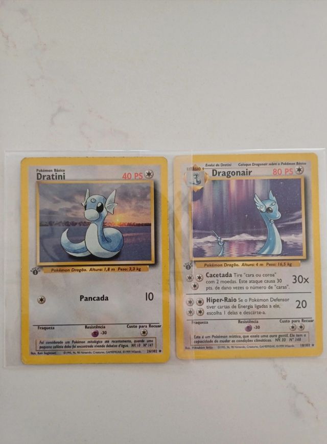 Dratini + Dragonair (1ª Edição)