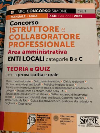 Libro per concorso
