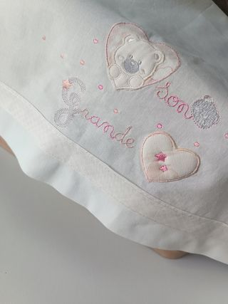 Lenzuolo in cotone per culla grande bambina
