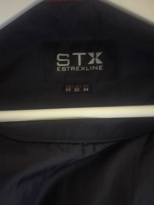 Giacca foderata nera e rossa