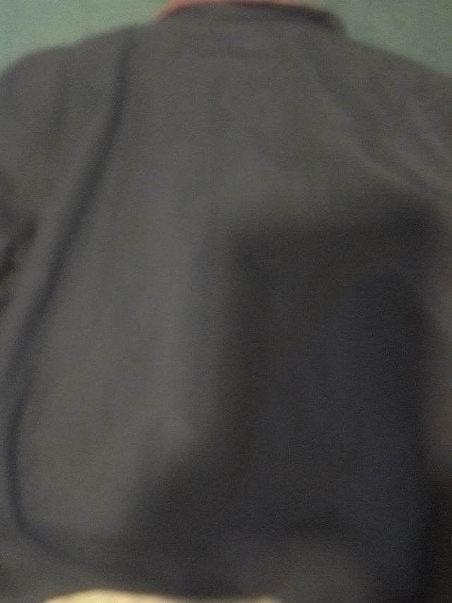 Giacca foderata nera e rossa