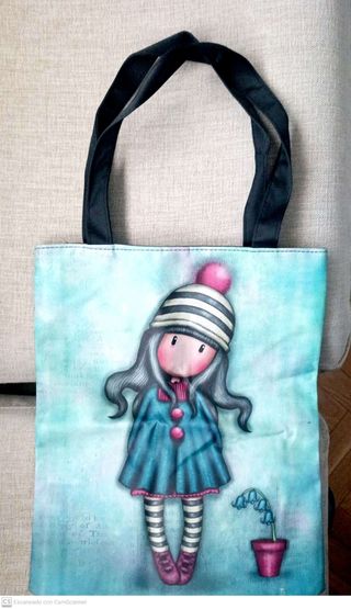 Bolso con cremallera muñeca Gorjuss.