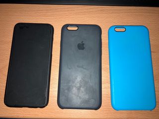 2 fundas originales Apple iPhone 6 6S +1 de regalo
