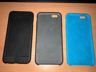 2 fundas originales Apple iPhone 6 6S +1 de regalo
