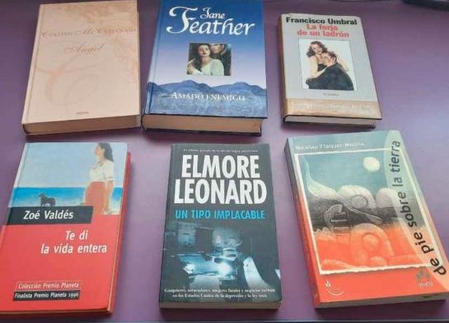 Lote de 6 novelas