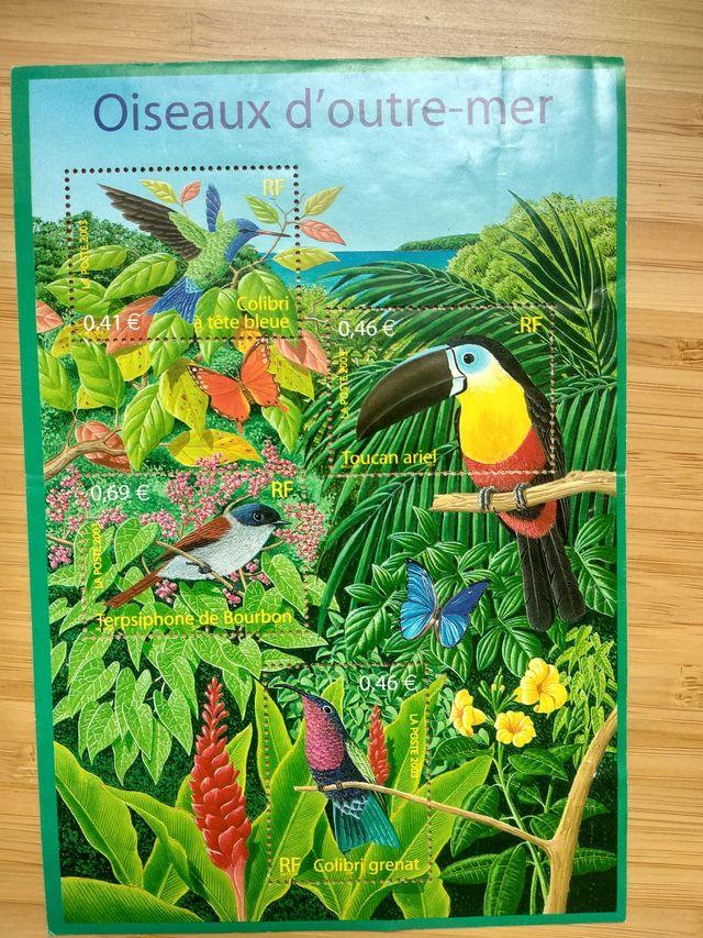 Sello aves de ultramar (República Francesa)