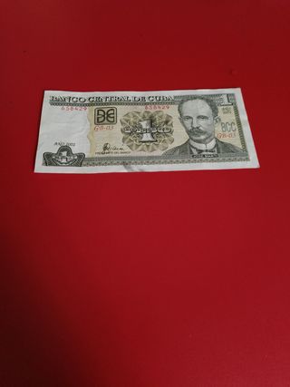 Billete 1 PESO CUBANO