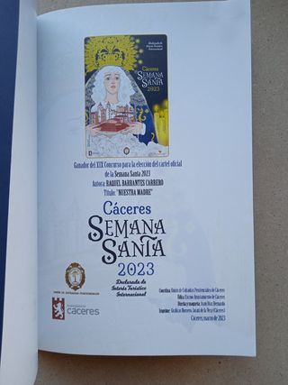 Libro Semana Santa Cáceres 2023