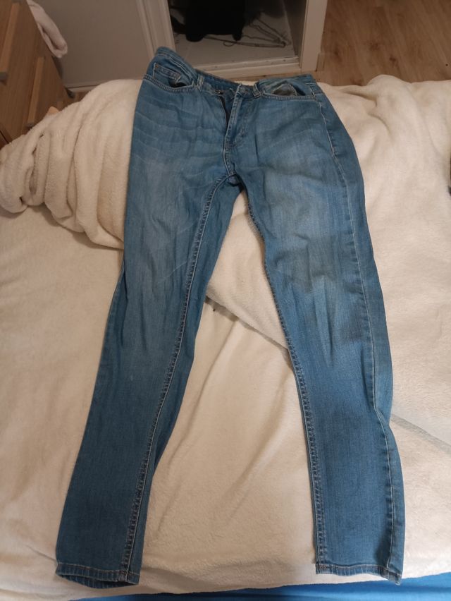 vendo pantalones azules talla 26