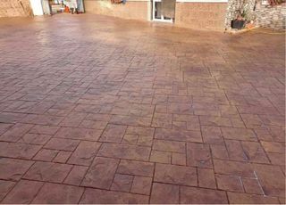 Hormigon impreso y en vertical