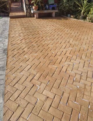 Hormigon impreso y en vertical