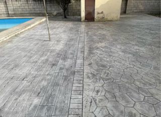 Hormigon impreso y en vertical