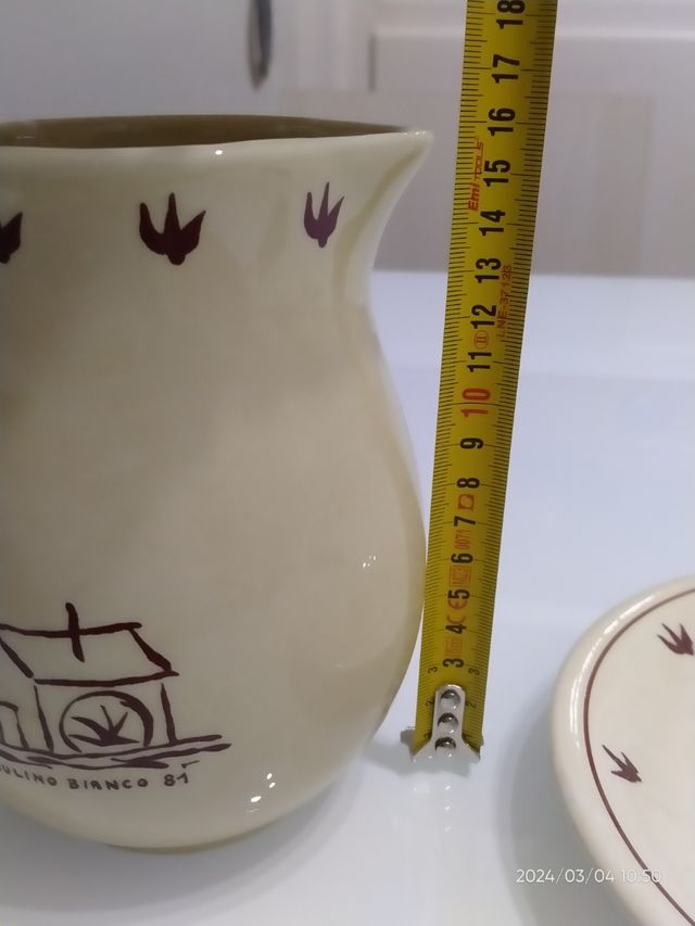 Brocca e piatto Mulino bianco 81 da collezione