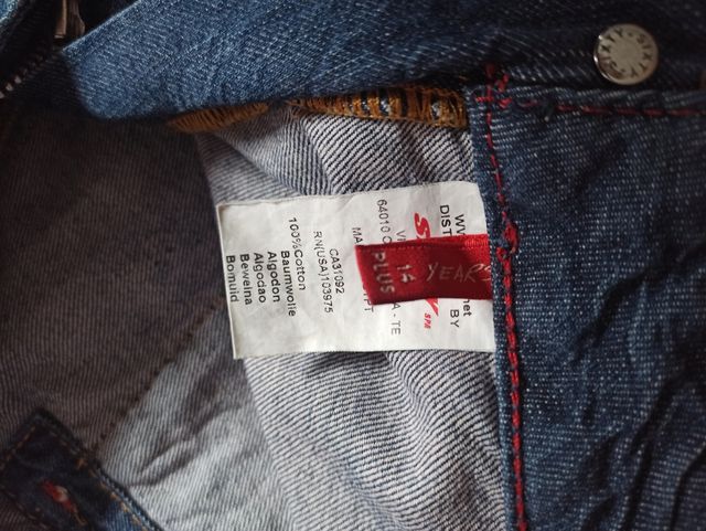 pantalón vaquero chico talla 14 años