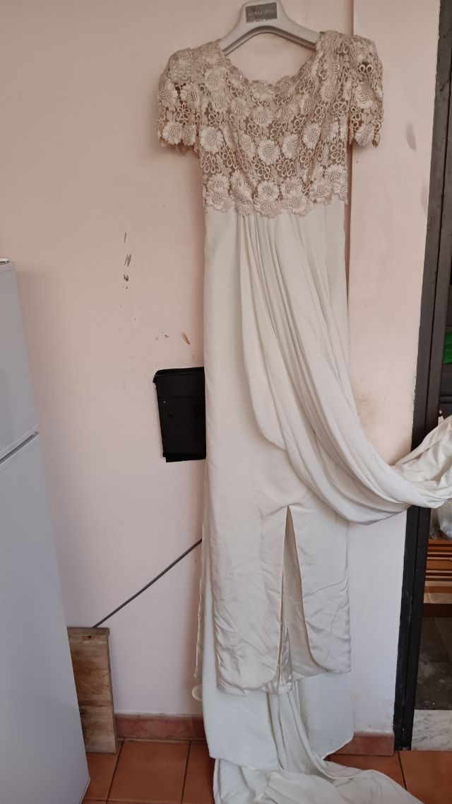 Abito da sposa seta sartoriale alta