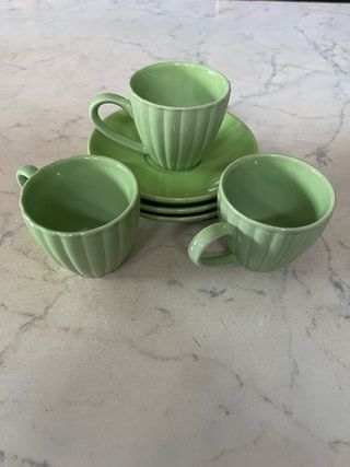 Set 3 tazzine con piattino