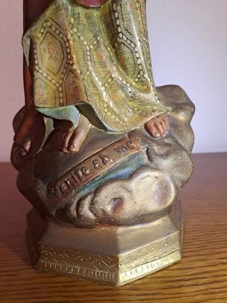 Sagrado Corazón de Jesús con sello de Olot.