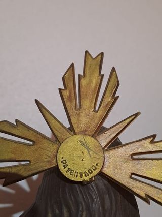 Sagrado Corazón de Jesús con sello de Olot.
