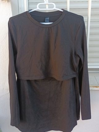 Vestido y camiseta premamá y lactancia Shein