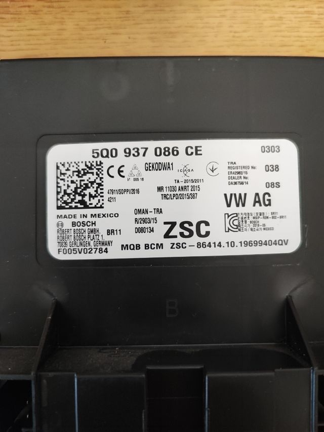 Bcm 5Q0937086CE