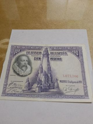 Billete de 100 Pesetas IV°