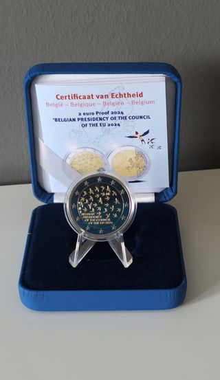2€ Bélgica 2024 UE Proof