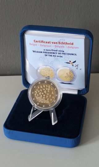 2€ Bélgica 2024 UE Proof
