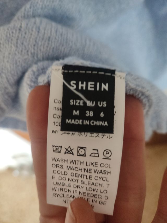 Jersey punto sobrecamisa (M)