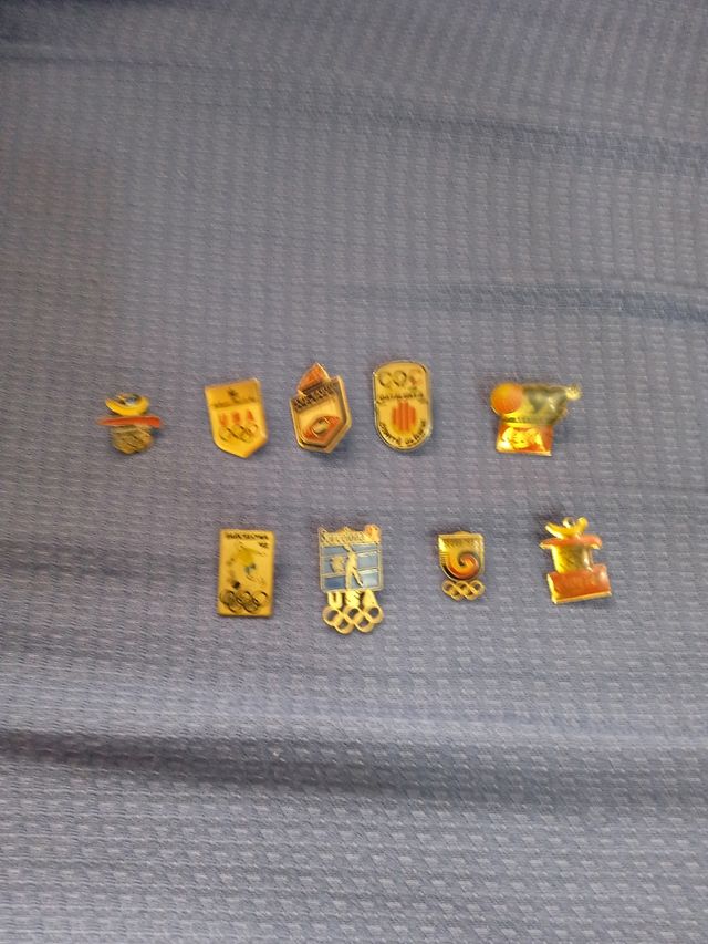 Coleção de alfinetes retro/vintage