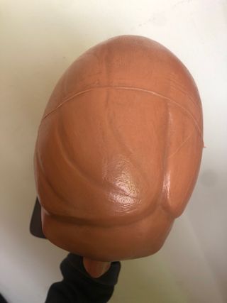 Cabeza maniquí antigua plastico